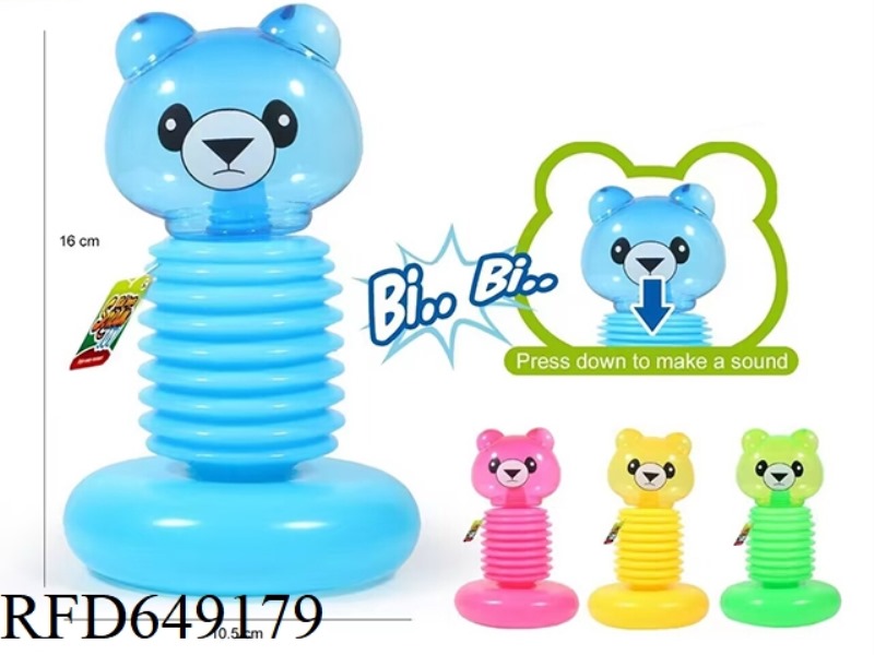 CARTOON BEAR HAND WHISTLE