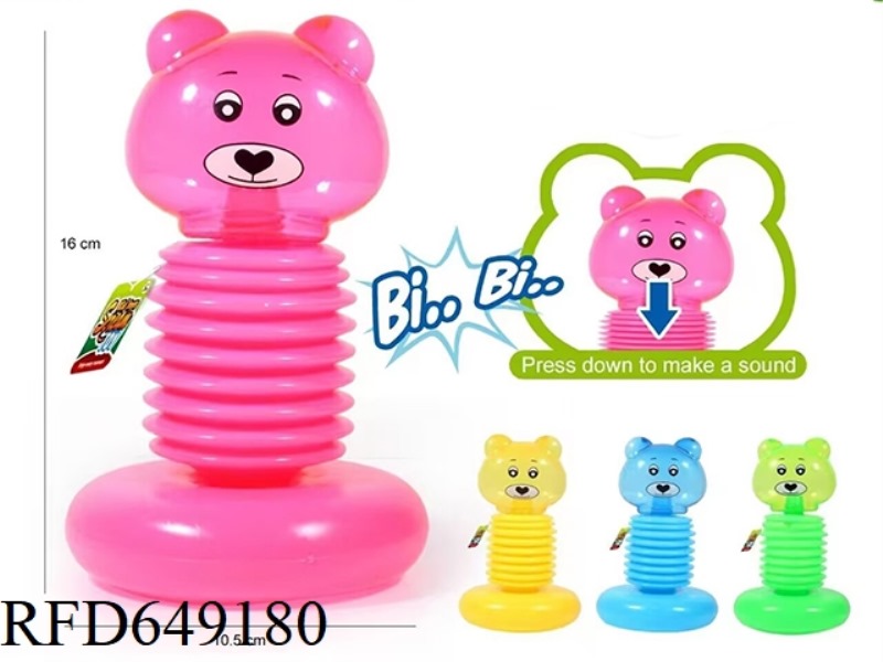 CARTOON BEAR HAND WHISTLE