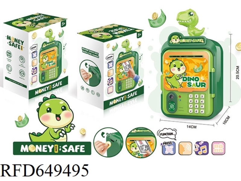 FINGERPRINT DINOSAUR PIGGY BANK