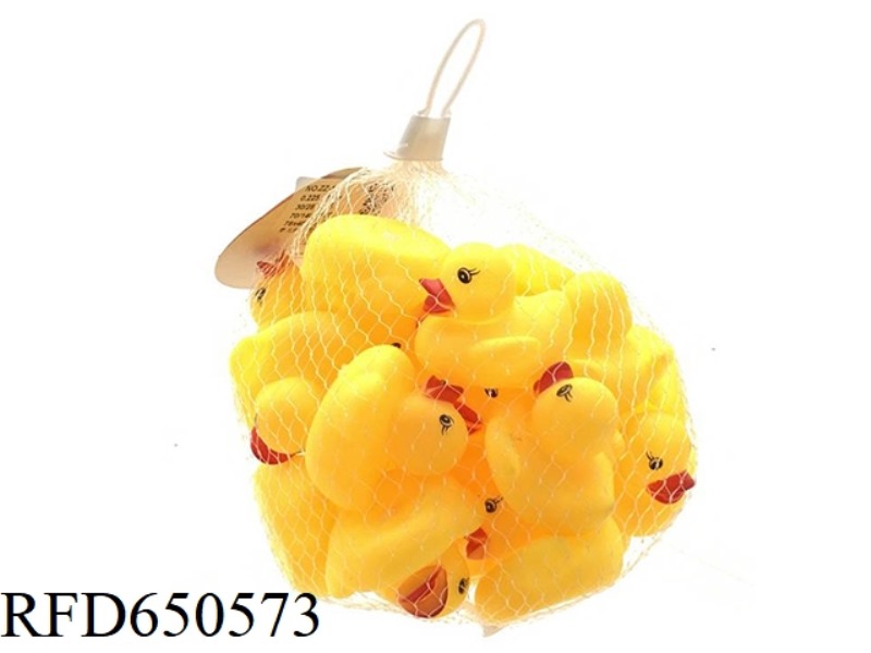 BABY SERIES BATHROOM BABY BATHROOM SWIMMING RUBBER ANIMALS 24 DUCKLINGS