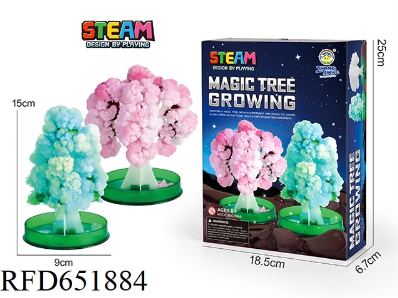DIY GROWING TREE SCIENCE EXPERIMENT