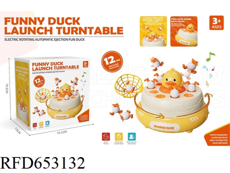 DUCK LAUNCHER TURNTABLE CAPTURE GAME