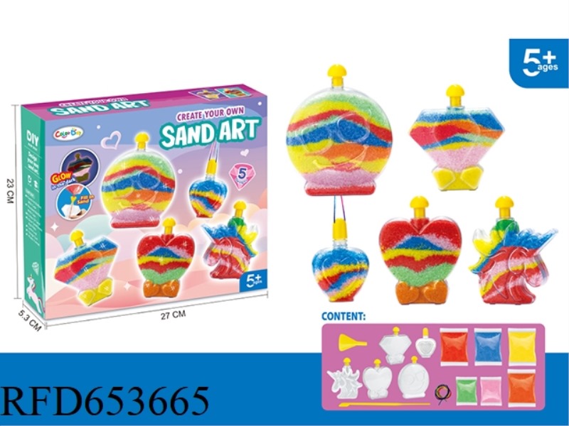 DIY COLORED SAND ART
