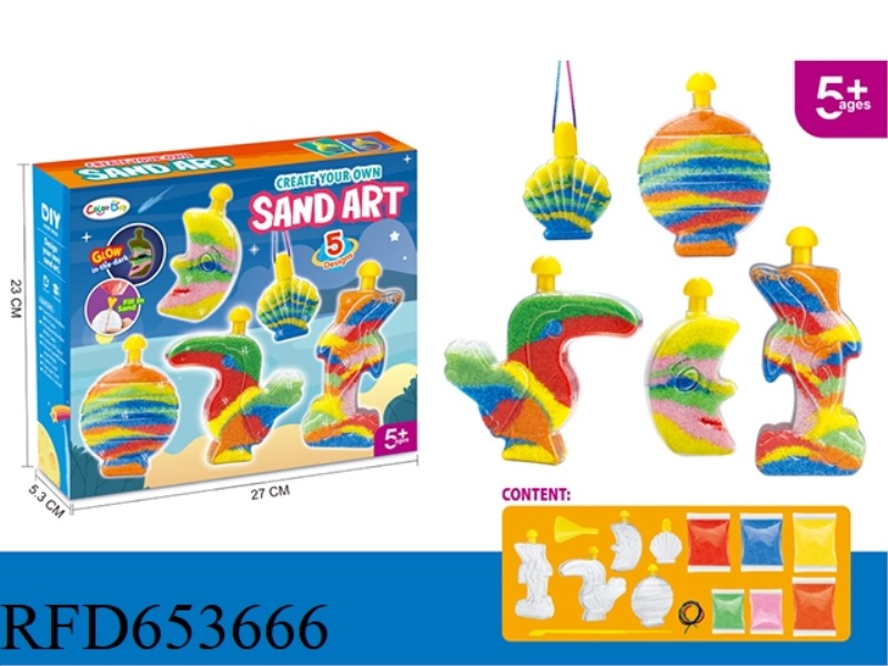 DIY COLORED SAND ART