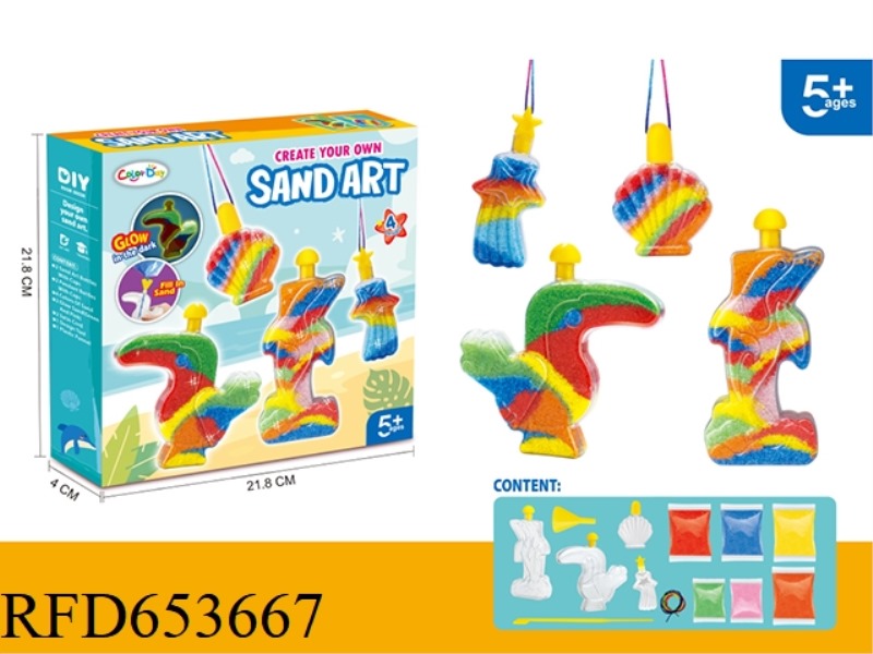 DIY COLORED SAND ART