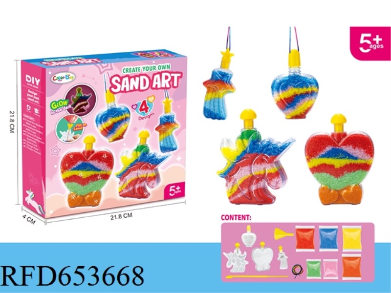 DIY COLORED SAND ART