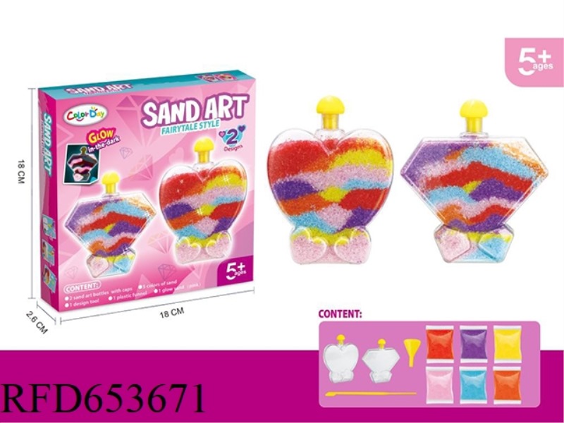 DIY COLORED SAND ART