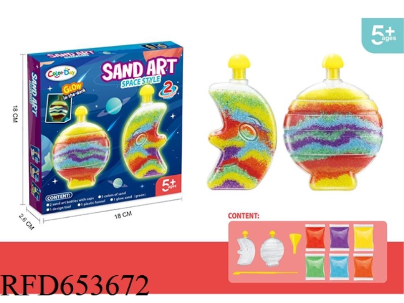DIY COLORED SAND ART