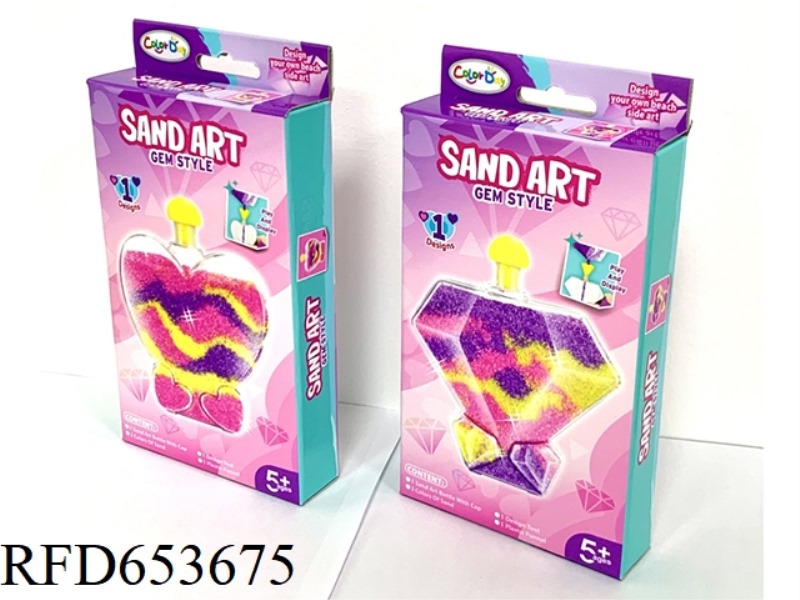 DIY COLORED SAND ART