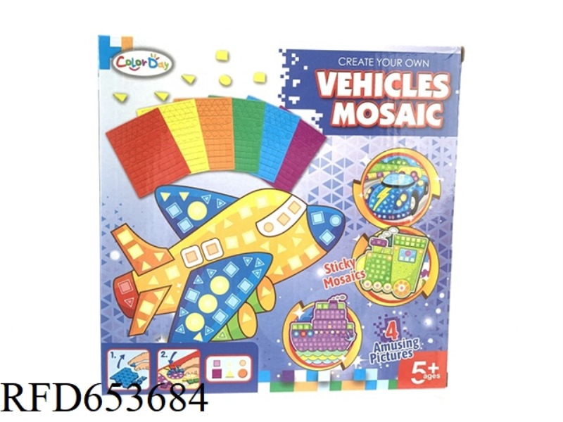 MOSAIC DIGITAL PASTE CREATIVE - TRANSPORTATION SERIES