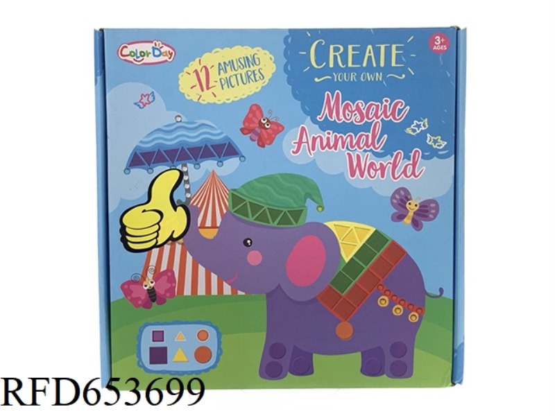 MOSAIC DIGITAL PASTE CREATIVE - ANIMAL WORLD