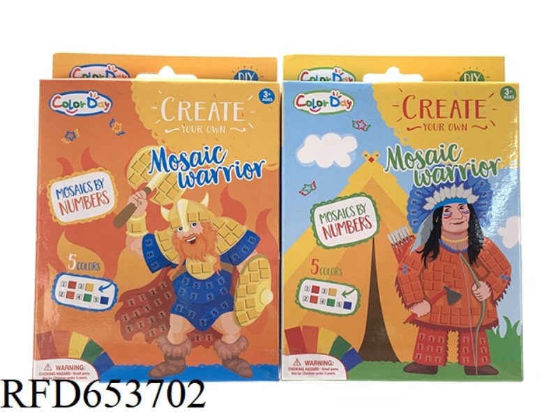 MOSAIC DIGITAL PASTE CREATIVE - WARRIOR