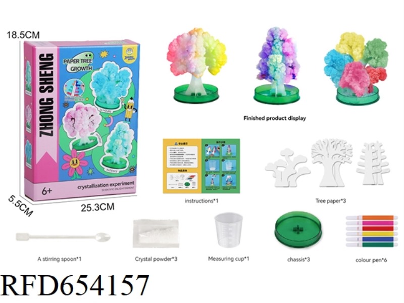 DIY SELF-GROWING TREE SCIENCE EXPERIMENT