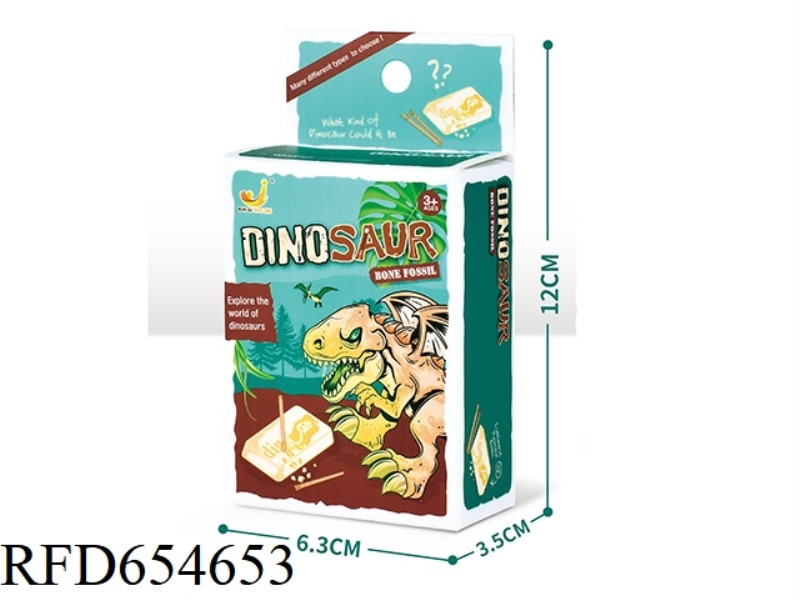 ARCHAEOLOGICAL EXCAVATION OF SMALL DINOSAUR FOSSILS MODULE LUMINOUS
