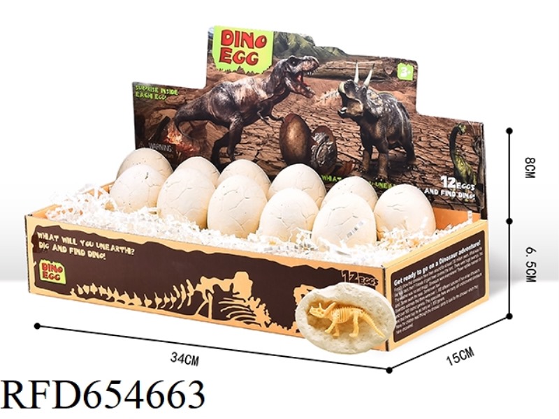 ARCHAEOLOGICAL EXCAVATION, DINOSAUR EGG SKELETON, SOLID COLOR SUIT, HIGH MATCH