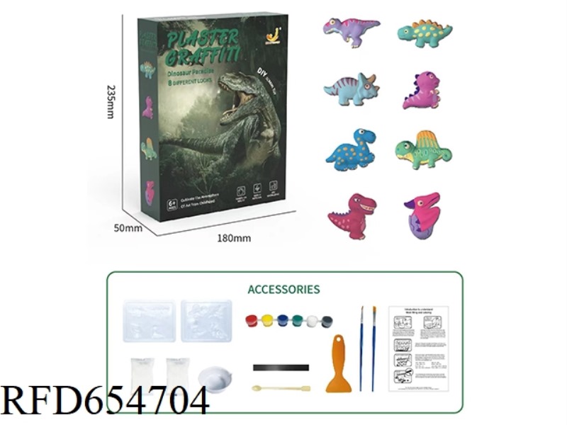 DIY PAINTED DINOSAURS