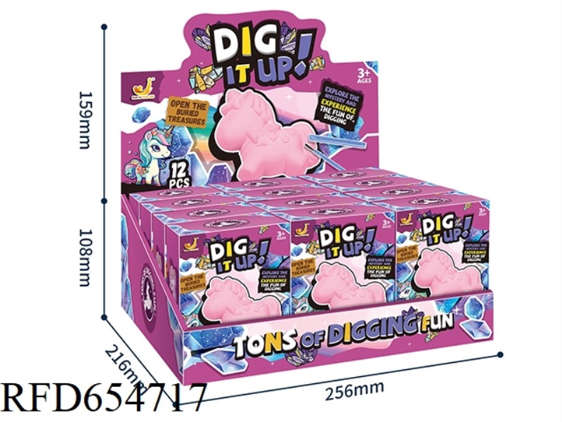 ARCHAEOLOGICAL EXCAVATION OF UNICORN
DISPLAY BOX