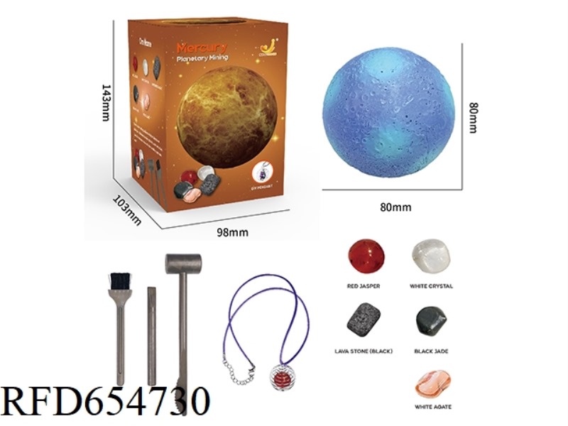 ARCHAEOLOGICAL EXCAVATION MERCURY, THE 9 MAJOR PLANETS