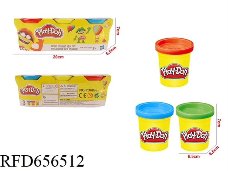 COLORED CLAY 3 CANNED