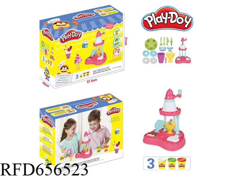 COLOR CLAY ICE CREAM MAKER SET