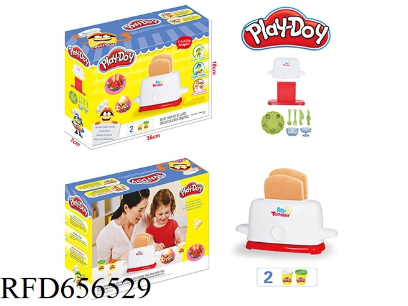 COLOR CLAY TOASTER SET