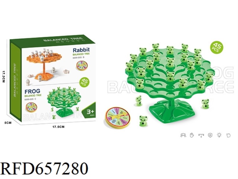 PUZZLE BALANCING TREE - FROG