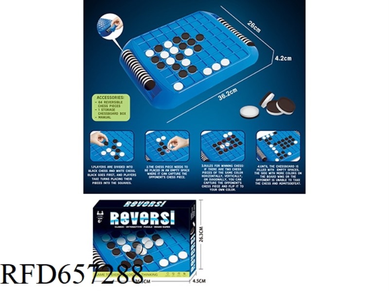 PUZZLE FLIP BLACK AND WHITE CHESS
