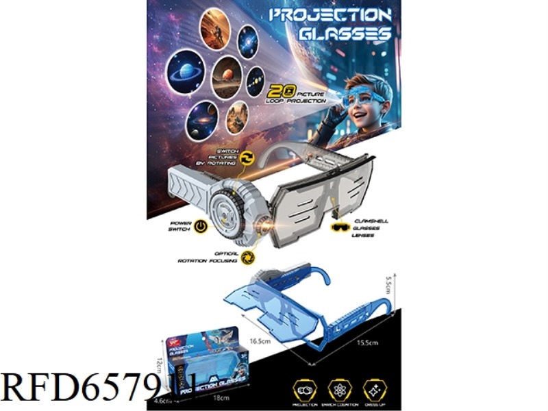 CHILDREN'S FLIP PROJECTION GLASSES (20 IMAGES)