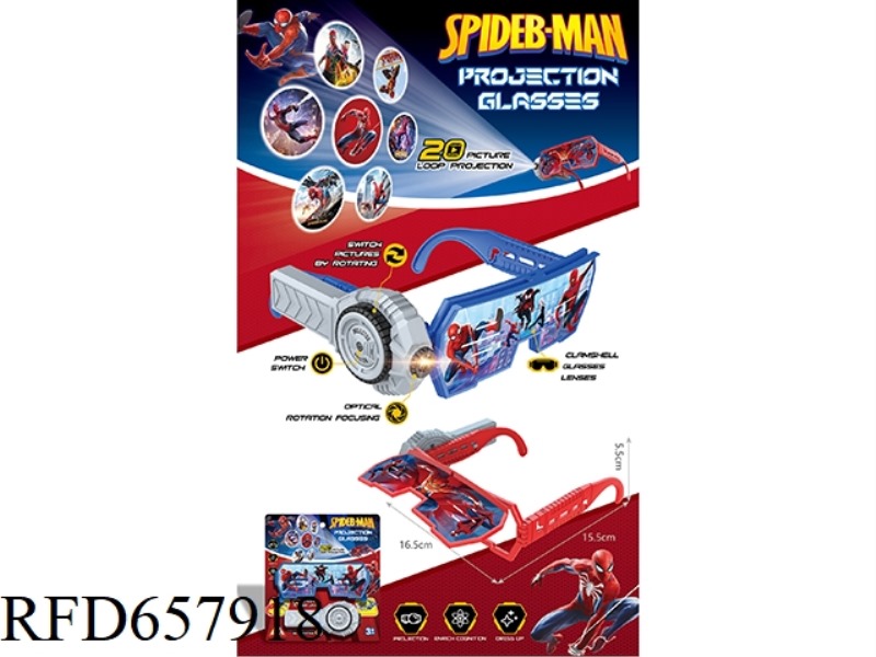 SPIDERMAN SHADOW FLIP PROJECTION GLASSES FOR KIDS (20 IMAGES)