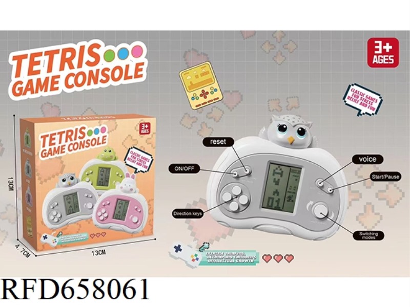 OWL CLASSIC TETRIS GAME CONSOLE