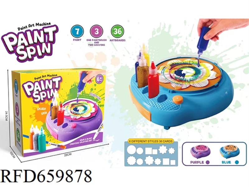 DIY PAINT PAINTING ROTARY MACHINE