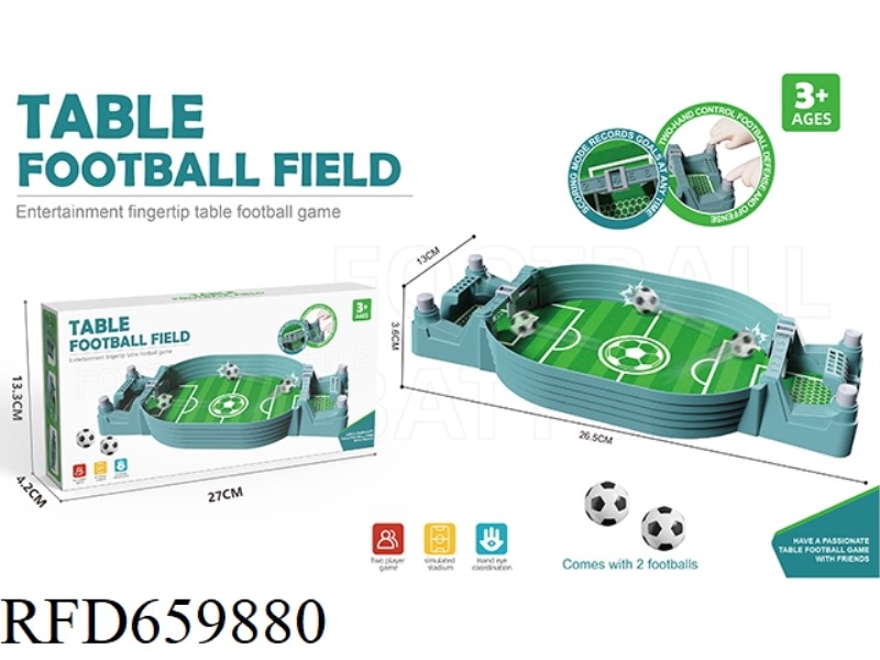 SOCCER TABLE WITH 2 TABLE GAMES FOR TWO PLAYERS