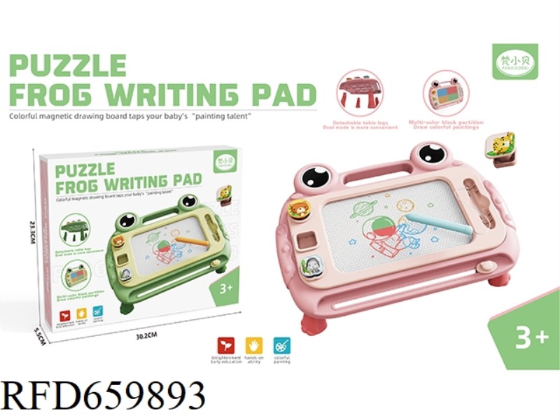 SMALL FROG WRITING BOARD MAGNETIC DRAWING BOARD