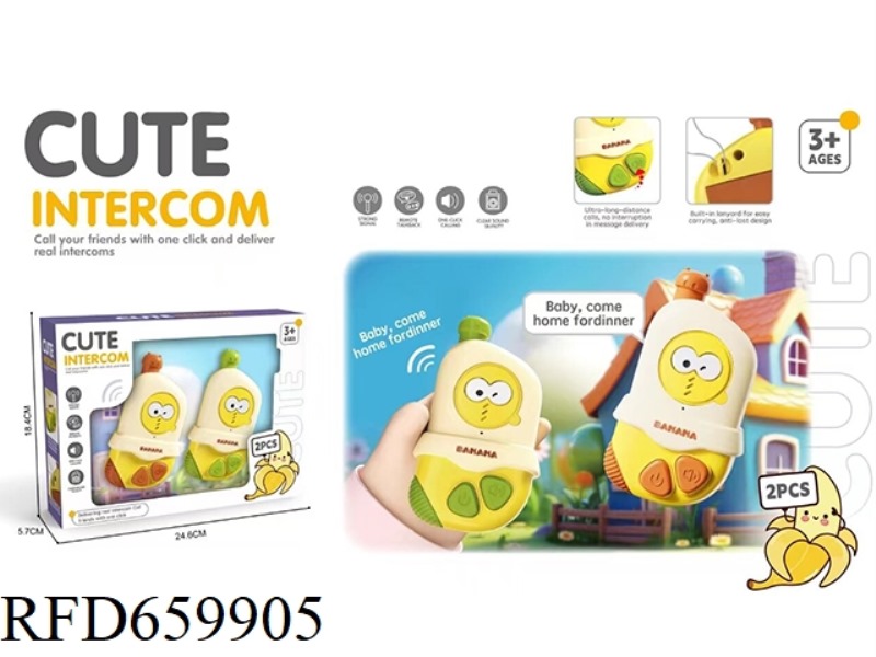 CHILDREN'S PUZZLE BANANA WALKIE-TALKIE
