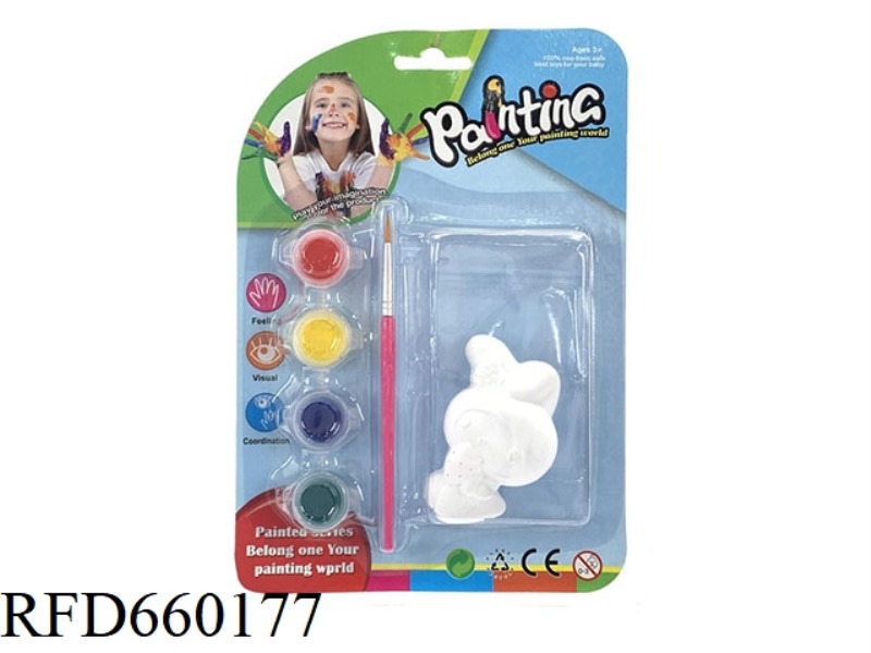 DIY PAINTED CARTOON RABBIT
