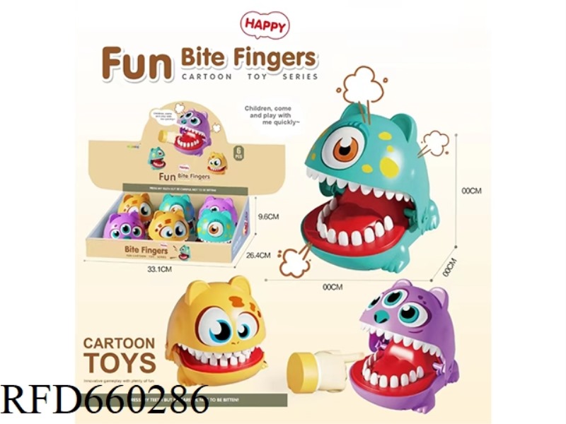 BITE THE HAND LITTLE MONSTER SIZE 6PCS