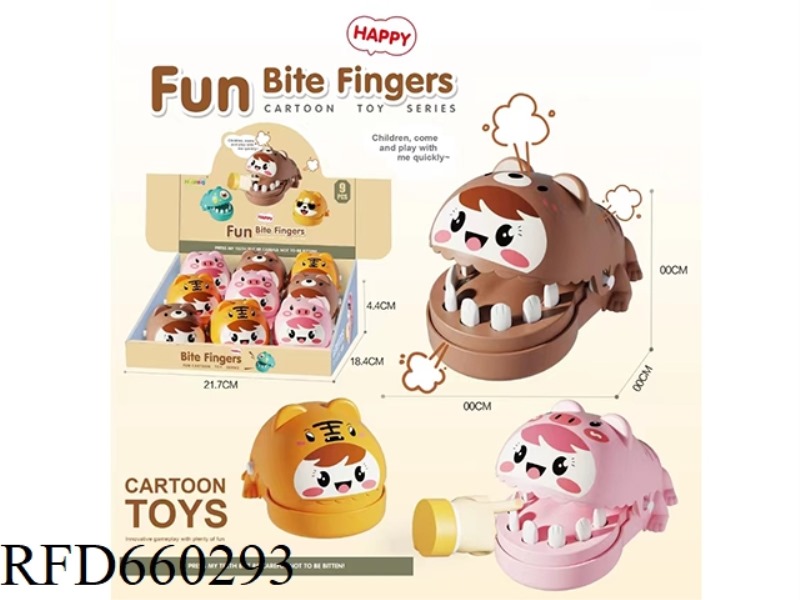 BITE HAND DOLL FACE SMALL 9PCS