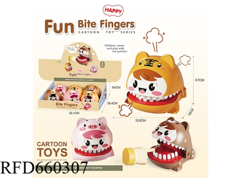 BITING HAND PET 6PCS