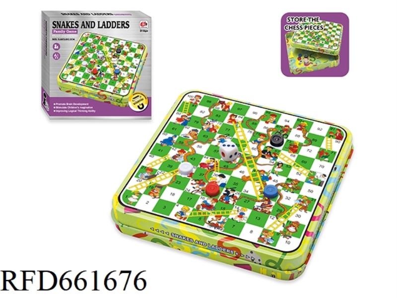 SNAKES AND LADDERS - IRON BOX