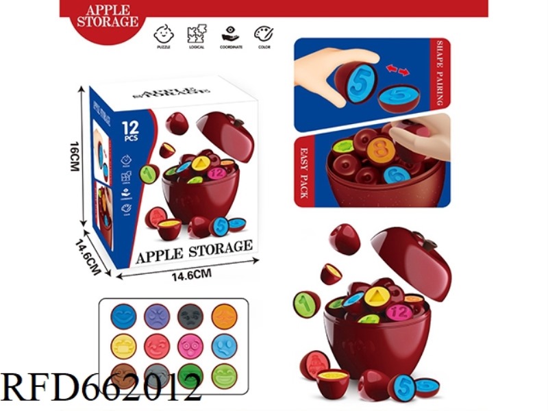 FACIAL PAIRING APPLES (12 PCS)