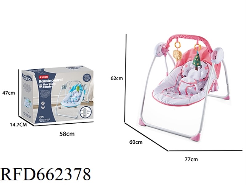 PINK BABY SMART REMOTE CONTROL SWING