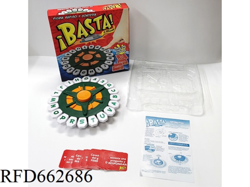 SPANISH BASTA! CRAZY ALPHABET GAME