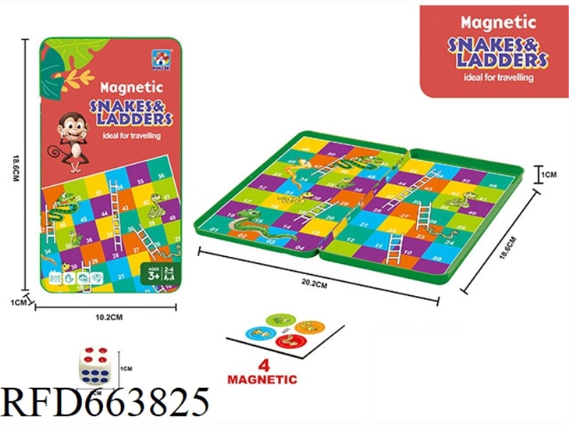 MAGNETIC SNAKE CHESS