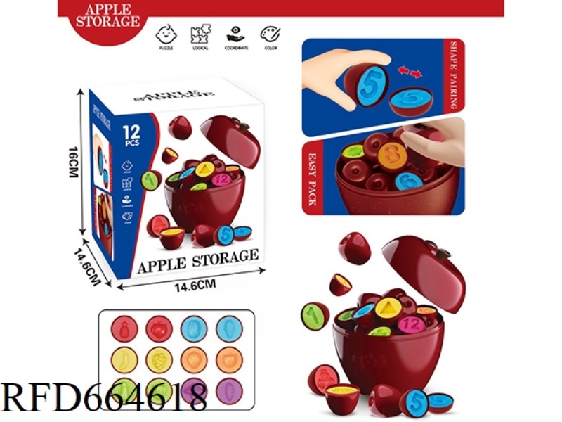 FRUIT AND VEGETABLE PAIRING APPLES (12 PCS)