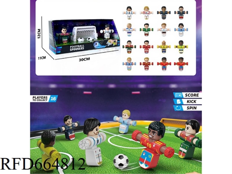 < TABLE GAME DECOMPRESSION FOOTBALL SERIES > 2 PLAYERS WITH 2 BALLS AND 2 DOORS.