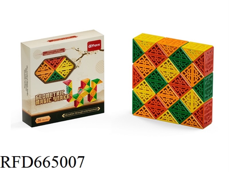 36-SEGMENT GEOMETRIC MAGIC RULER