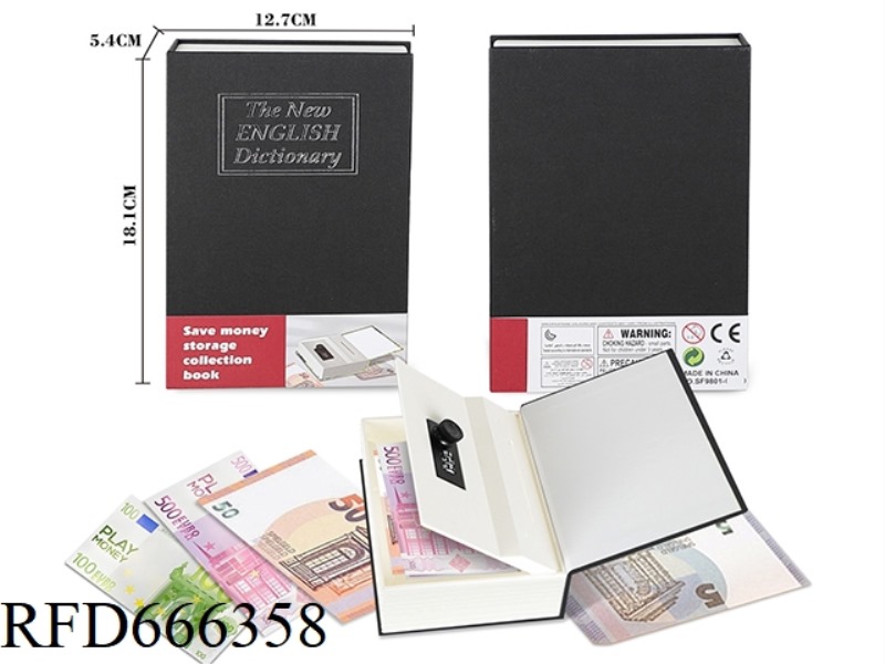 ENGLISH DICTIONARY WALLET - BLACK