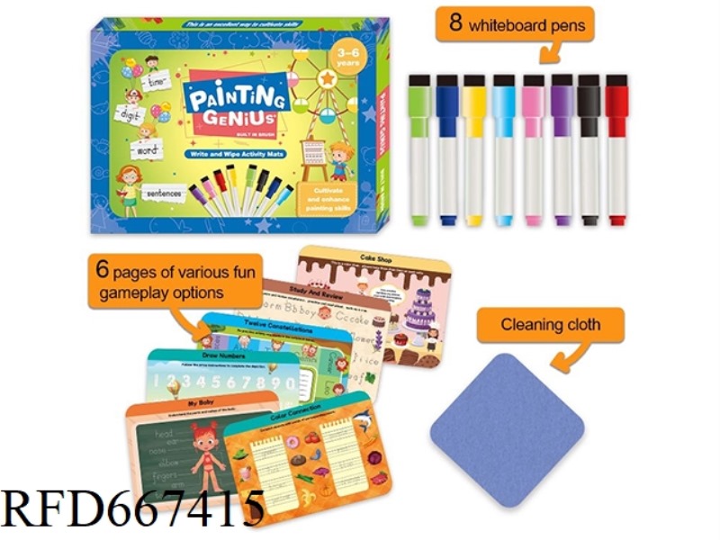 PAINTING GENIUS PAINTING CARD BOARD