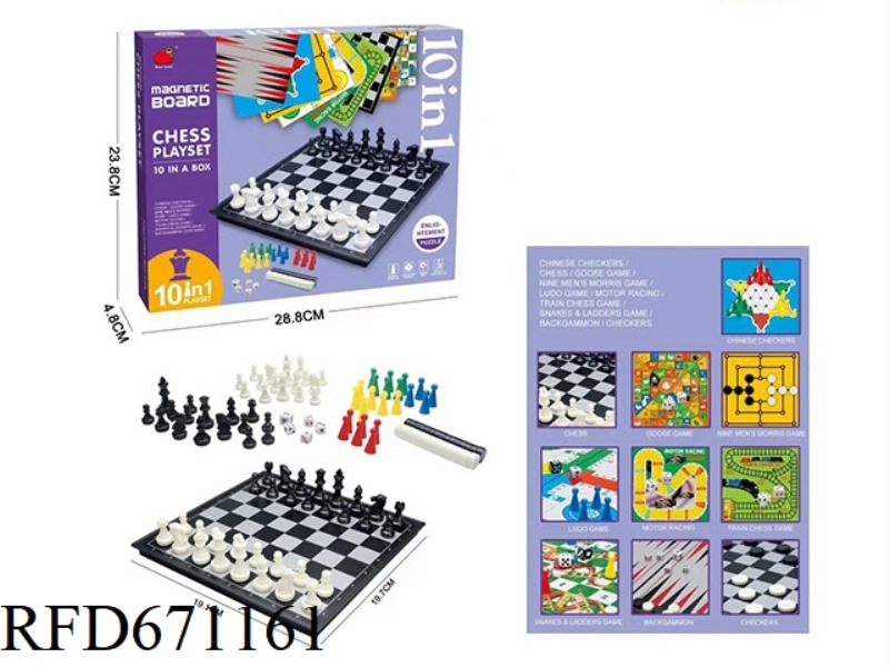 10-IN-1 GAME CHESS