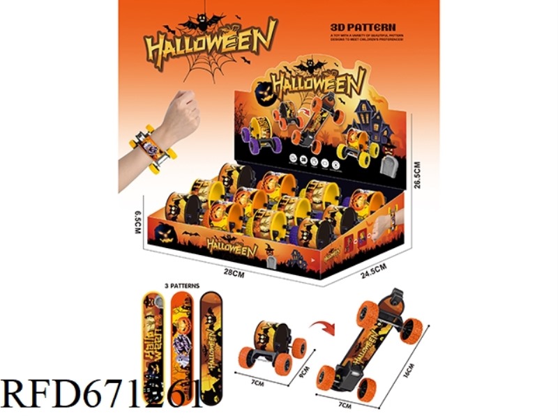 12 PIECES OF HALLOWEEN SKATEBOARD RIDER RINGS